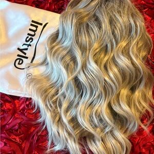 Silver Grey Water Wave Wig